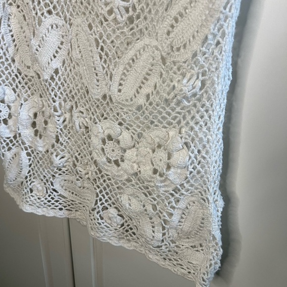 Vintage Hand Knit Crochet Cottagecore Sweater - Picture 7 of 13